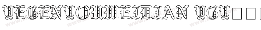YeGenYouWeiDian YGY◆字体转换